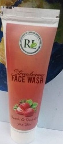 Herbal Strawberry Face Wash Gel For Smooth Bright Refreshed And Moisturized Skin 