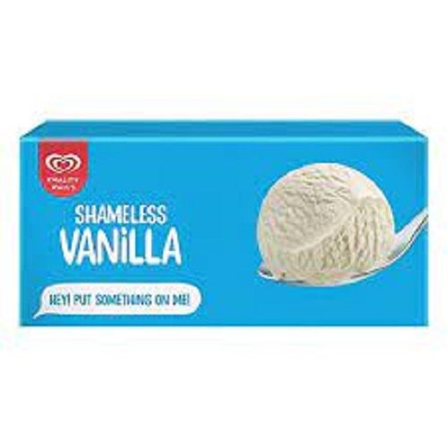 Kwality Wall's Vanilla Flavor Ice Cream All Natural Ingredients And Delicious Taste