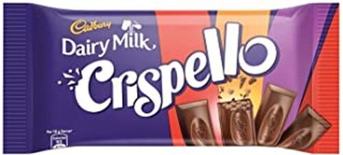 Light Crispy And Delectable Cadbury Dairy Milk Chocolate Bar - Crispello, 35 G