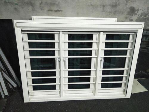 Long Life White Color 10 Square Feet Open Sliding Three In One Z-Section Window