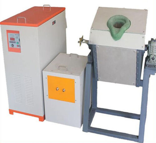 Platinum Melting Furnace - Metal, Automatic Tilting Weight 5kg to 30kg, Three Phase 220 to 420 V | Electric Induction Furnace for Jewelry Making