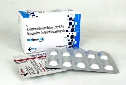 Rabirow-Dsr Rabeprazole Sodium And Domperidone Sustained Release Capsules Capsules, 10X10 Blister Pack General Medicines