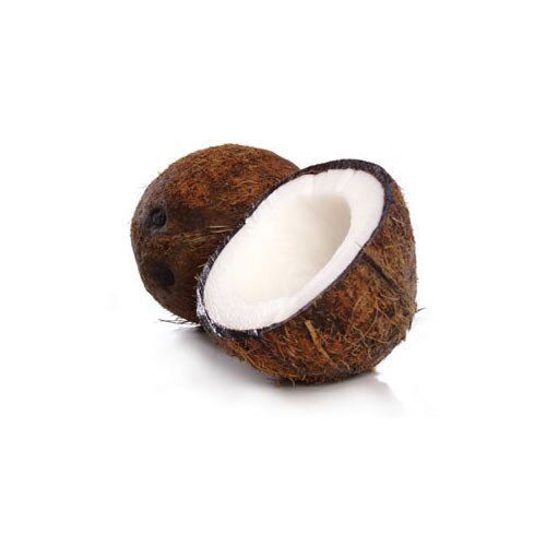 Semi Husked Round Shape Brown Farm Fresh Coconut
