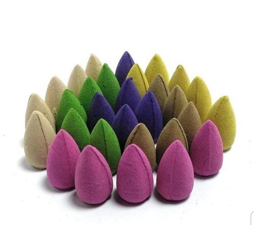 Smooth Surface Cone Shape Indian Regional Style Floral Fragrance Incense Dhoop