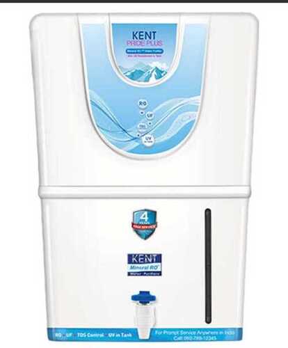 Wall Mounted Kent Pride Plus Water Purifier For Home And Office Use Dimension(L*W*H): 36.1 X 35 X 44.7  Centimeter (Cm)