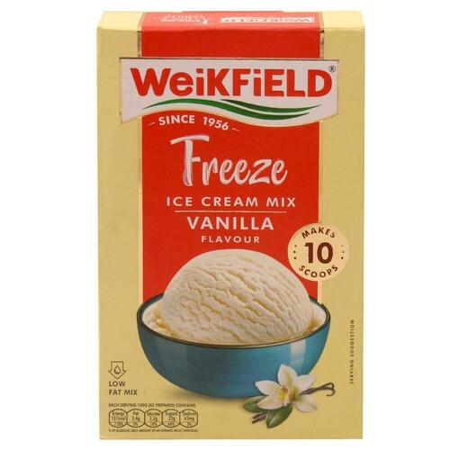 Weikfield Freeze Vanilla Ice Cream Mix Powder 100 G All Natural Ingredients And Delicious Taste