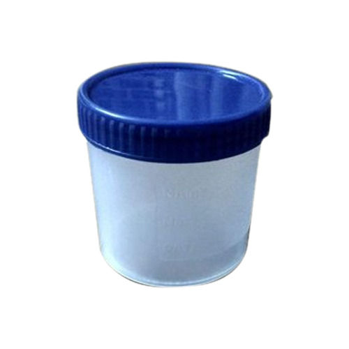 50ml, Durable Long Lasting Blue Transparent Sample Collection Container Usage Chemical Laboratory