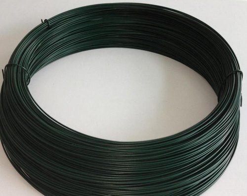 Black Environments Durable Long Lasting Fire Proof Safe And Secure Flexibility Plastic Coated Binding Wire