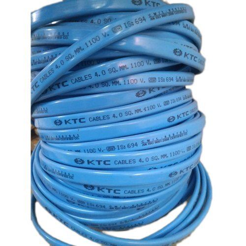 Core Pvc Blue Durable Long Lasting Fire Proof Safe And Secure Flexibility Agriculture Pump Cable