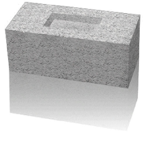 Crack Proof Weather Resistant Long Term Service Strong Grey Concrete Cement Brick