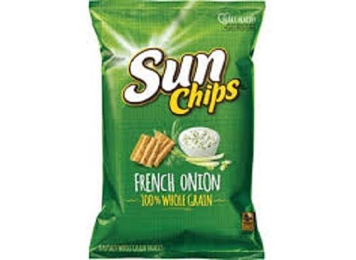 Delicious And Tasty Sun Chips French Spicy Onion Flavored Multigrain Snacks