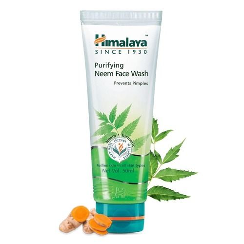 Herbal Himalaya Purifying Neem Face Wash 50 Ml For All Types Of Skin