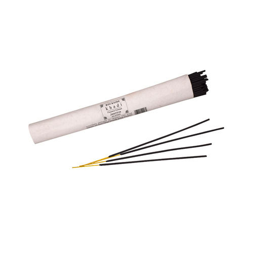 Eco-Friendly High Aroma Bamboo Black Rockside Khadi Jasmine Incense Stick For Pooja, 6 Inch 