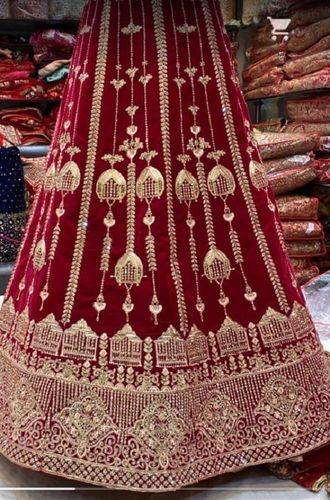 embroidered silk Wedding Designer lehenga choli