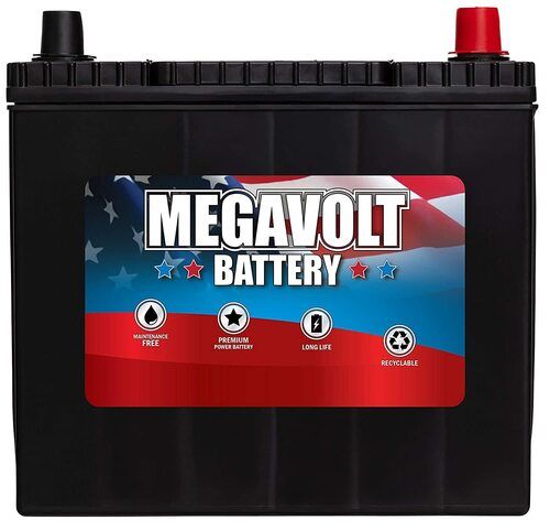 Megavolt Battery For Four Wheeler Vehicles(Low Maintenance And Long Life)