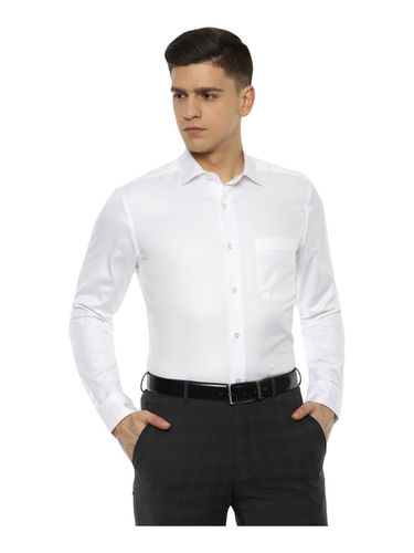 Men'S Regular Fit Solid Spread Collar Formal Shirt  Age Group: Above 18