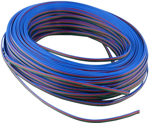 बहुरंगी पीवीसी कॉपर इलेक्ट्रिकल वायर, रेटेड वोल्टेज 220 वी, 500 मीटर लंबाई और आवृत्ति 50-60 हर्ट्ज केबल क्षमता: 440 वोल्ट (वी)