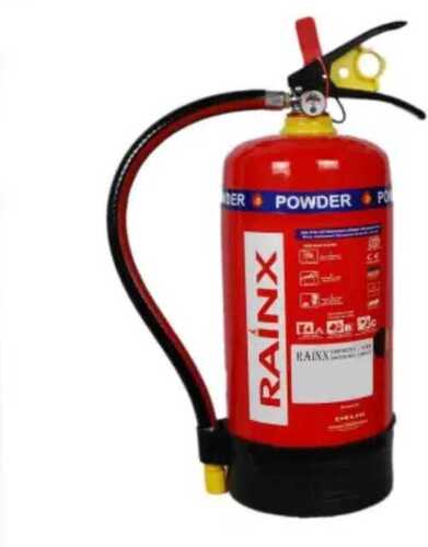 Red Rainx Dry Powder Fire Extinguisher For Home, Hotel And Office Use