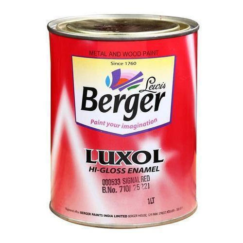 Durable And Eco Friendly Lewis Berger Luxol Hi-Gloss Enamel Paint Metal And Wood Piant  Grade: A