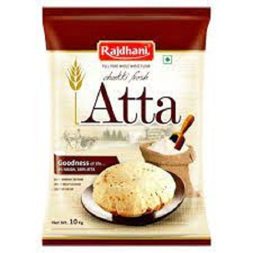 A Grade 100% Pure And Natural Desi Fresh Chakki Rajdhani White Atta, 10Kg Additives: Wheat Flour