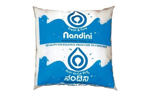 A Grade 100% Pure And Natural White Nandini Toned Milk, 500Ml Pack Age Group: Adults