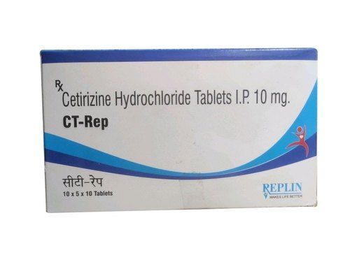 10Mg Rx Cetirizine Hydrochloride Tablets Ip Medicine Raw Materials