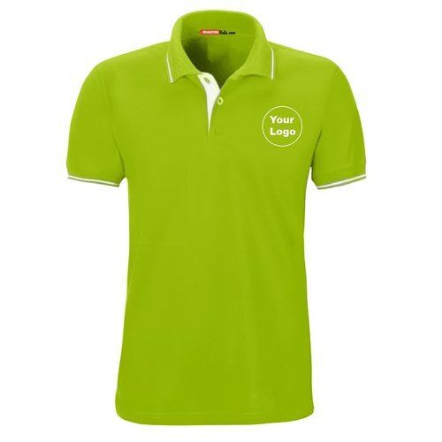 Green Color Promotional Pure Cotton Mens Comfortable Polo T-Shirt For Casual Wear Age Group: 19