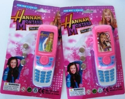 Pink Concert Posters Toy Cell Phone Hannah Montana