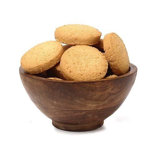 Crispy Delicious Yummy Tasty Round Shape Semi Soft Coconut Biscuit 