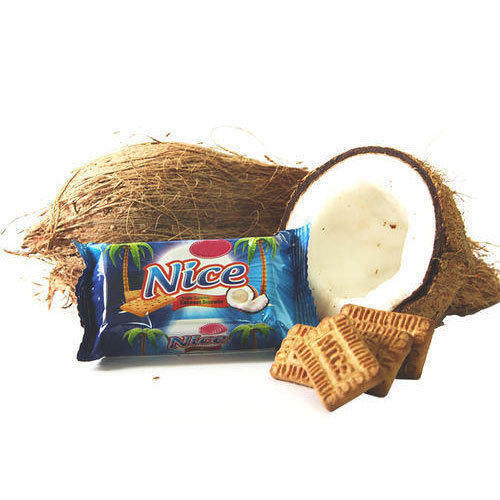 Delicious Yummy Crispy Tasty Rectangle Shape Semi Soft Brown Coconut Biscuit