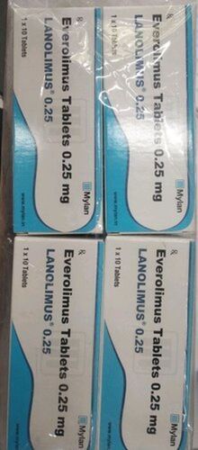 Everolimus Tablets 0. 25 Mg Lanolimus 1X10  Ingredients: Vitamin