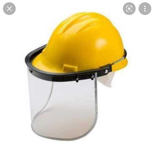 High Work Capacity And Strength Light Weight Safety Helmet With Face Shield  Size: 7-1/4 To 7-3/8