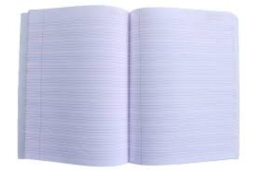 White And Bright Paper Is Used In Manufacturing For Smooth Writing On It Hard Binding A4 Size Double Line Notebook 