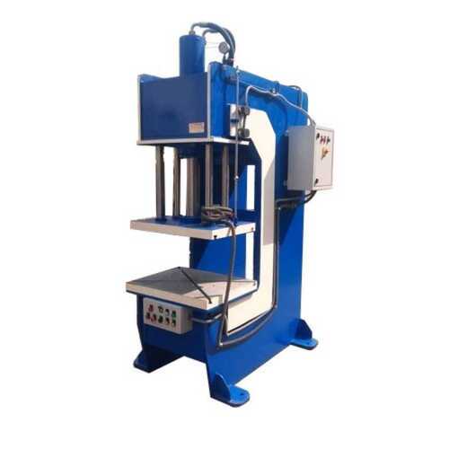 हाइड्रोलिक प्रेस मशीन, 5 मीट्रिक टन प्रेसिंग प्रेशर, नीला रंग 