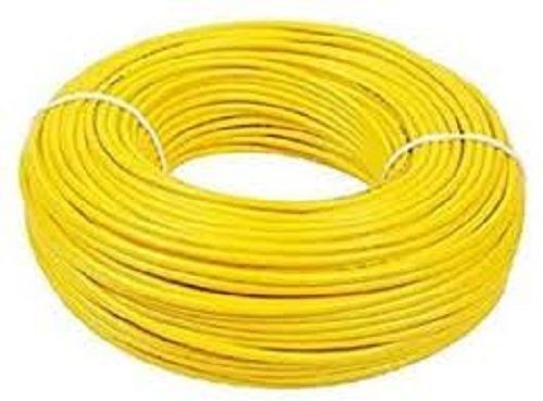 120 Voltage Yellow Color Electrical Cable Wire With Pvc Insulated Copper For Home Frequency (Mhz): 50-60 Hertz (Hz)