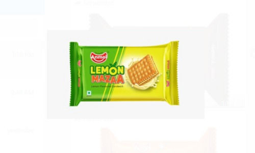Natural Taste Crunchy Anmol Lemon Cream Biscuit With Rectangular Shape