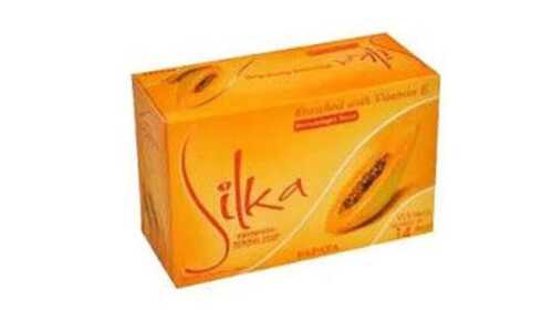 Yellow Papaya Flavour Herbal Bath Soap For Skin And Body Care