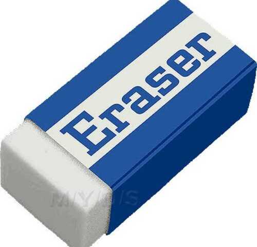 Premium Quality Soft Smooth Light Weight And Non Dust Rectangle Shape Eraser