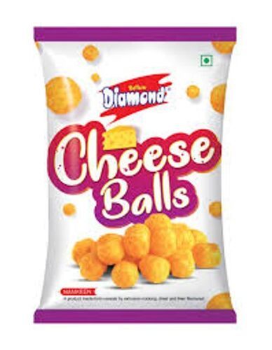 Ready To Eat Spicy And Creamy Yellow Diamond Cheese Balls Fried Snack