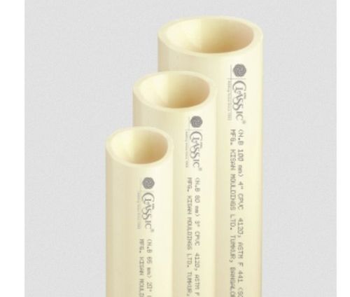 Residential And Construction Use Cream Color Cpvc Pipe For Water Supply Diameter: 50 Millimeter (Mm)