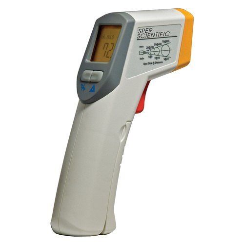 Electronic Sper Scientific 800101C Infrared Thermometer Gun 8:1, -4 To 605 Deg F, Nist Certificate Of Calibration 