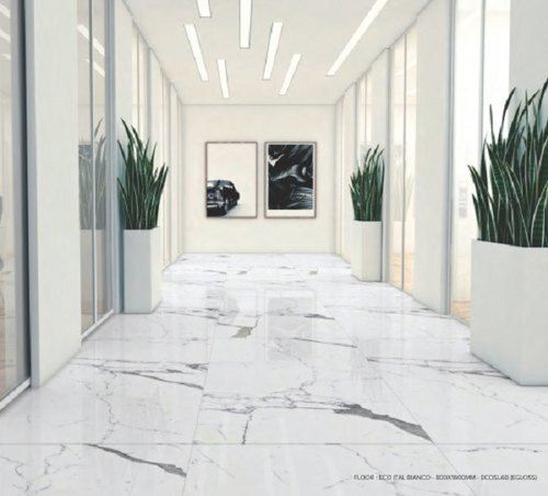 Cream 300 Mm X 300 Mm This Gloss White And Brown Designer Floor Tile Unique Touch