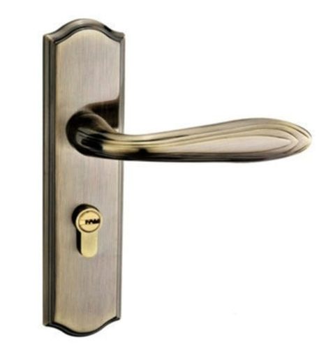 Silver Aluminum Handle Door Lock, With Smooth Finish, Use For Home And Office