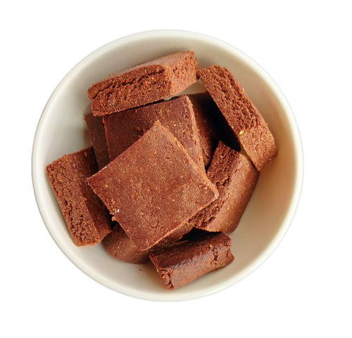 Brown Square Shape Healthy Yummy Tasty Delicious High In Fiber And Vitamins Sugar Free Sweet Keto Chocolate Barfi