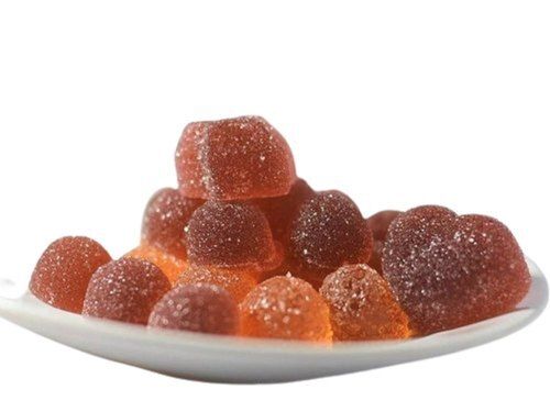 Brown Sweet And Tasty Minerals High In Fiber Vitamins Antioxidants Sugar Coated Jelly Candy