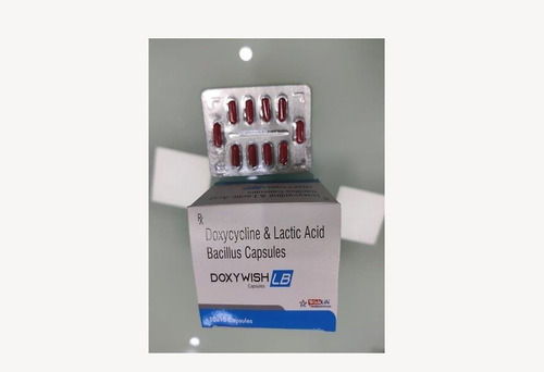 Doxywish Lb Doxycycline And Lactic Acid Bacillus Capsules, Used To Treat Bacterial Infections