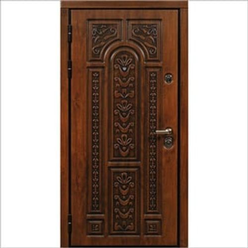 Durable Strong And Long Lasting Cnc Engraving Brown Wooden Doors