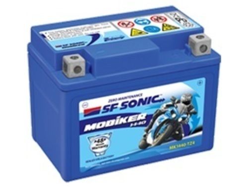 Highly Durable And High Performance Sf Sonic Tz4 Two Wheeler Maintenance Free Battery