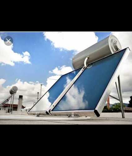 Solar Water Heater, Mild Steel Body Material Structure Type Grey Color Installation Type: Wall Mounted
