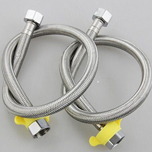 Grey Stainless Steel Wire Braided Water Flexible Hose For Bathroom And Toilet